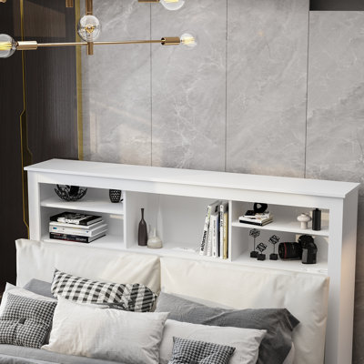 Hoschton Queen Bookcase Headboard by Willa Arlo Interiors