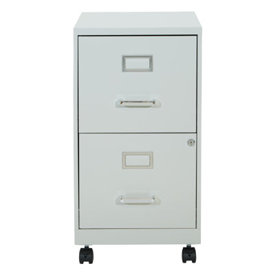 2-Drawer Mobile Vertical Filing Cabinet by Inbox Zero