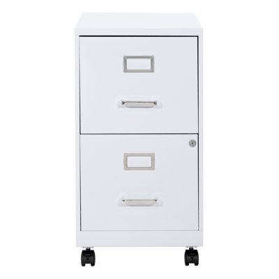 2-Drawer Mobile Vertical Filing Cabinet by Inbox Zero