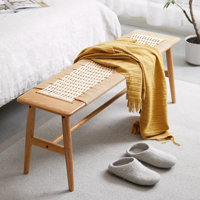 Kristafer Rectangular Solid Wood Bench by Corrigan Studio