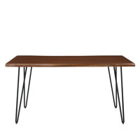 Modway Ardor 60" Live Edge Acacia Wood Rectangular Dining Table by Modway