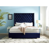 Harley-Rose Upholstered Platform Bed by Rosdorf Park