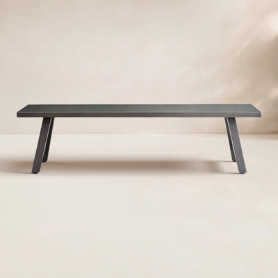 Lovato Aluminum Picnic Bench by Birch Lane