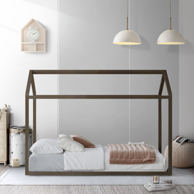 Zirke Twin Canopy Bed by Harper Orchard by Harper Orchard