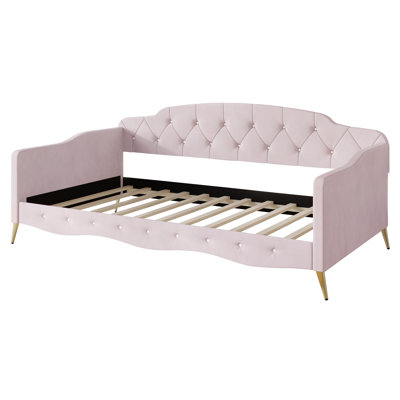 Arwilla Twin Size Daybed in Velvet by Mercer41