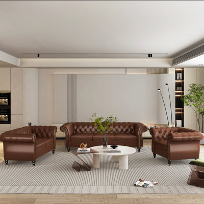 3 Piece Living Room Set by Charlton Home