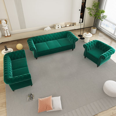 3 Piece Living Room Set by House of Hampton