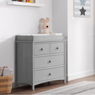 Montauk 3 Drawer Dresser (Ready To Assemble) by Harriet Bee