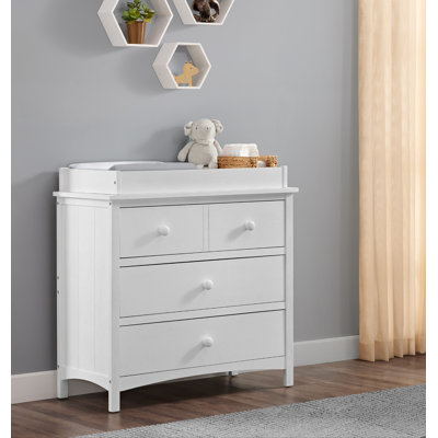 Montauk 3 Drawer Dresser (Ready To Assemble) by Harriet Bee