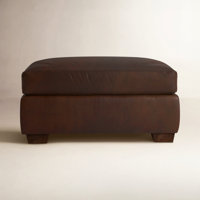 Mishal Leather Ottoman