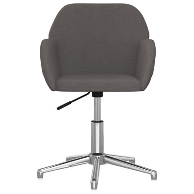 Swivel Office Chair Home Office Desk Chair with Wheels and Arms Fabric by Latitude Run