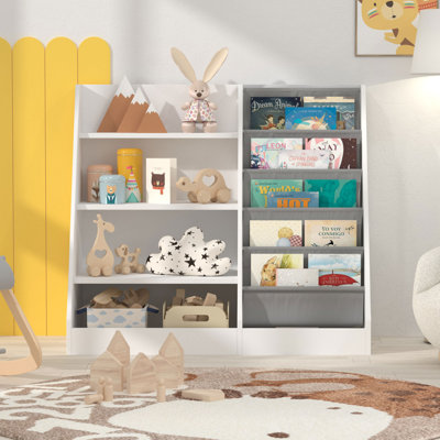 Maggiorina Kids Standard Bookcase, Storage Book Rack, Organizer Cabinet, Book Display by Latitude Run