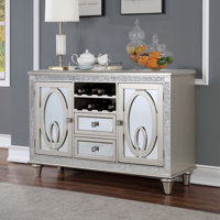 Glori 54" Width Wood Multi-Storage Server by Latitude Run