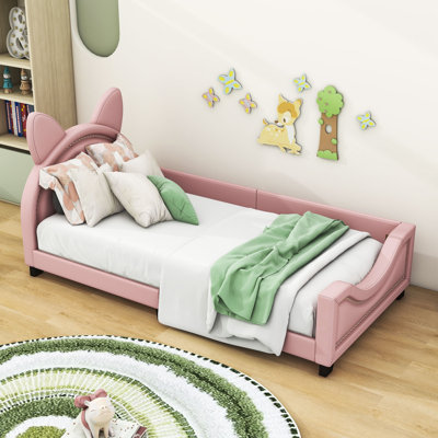 Trivedi Twin Size Upholstered Daybed with Headboard by Red Barrel Studio