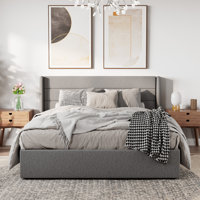 Braya Hydraulic Lift Up Storage Upholstered Platform Bed by Latitude Run