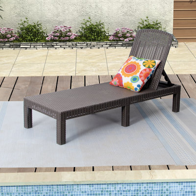 Machiel 74" Long Reclining Single Chaise by Ebern Designs