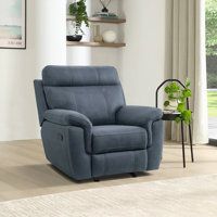 Britain 40" Wide Pillow Top Arm Manual Glider Recliner by Latitude Run