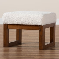 Arrihanna Jillien 21.3" Wide Square Footstool Ottoman by Isabelle & Max