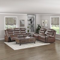 Denby 2-Piece Polished Microfiber Power Reclining Living Room Set by Red Barrel Studio