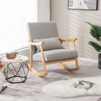 Jahlon Solid Wood Rocking Chair by George Oliver