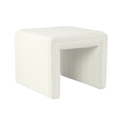 Aurealiz Modern Channel Ottoman by Wade Logan