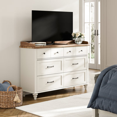 Fosenbauer 6 Drawer 47.2" W Double Dresser by Harriet Bee