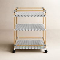 Ellie Bar Cart with Metal Outer Material