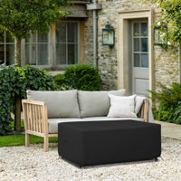 High Density Multipurpose Outdoor Waterproof Rectangle/Oval Table Cover, UV Resistant Patio Table Cover by Arlmont & Co.