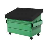 High Density Multipurpose Outdoor Dumpster Cover, Durable & UV Resistant Waterproof Trash Can Cover by Arlmont & Co.