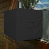 High Density Waterproof Outdoor Window Air Conditioner Cover, UV Resistant Outside Window AC Unit Cover by Arlmont & Co.
