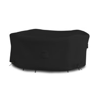 High Density Multipurpose Waterproof Outdoor Round Dining Table & Chair Set Cover with Umbrella Hole by Arlmont & Co.