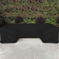 High Density Waterproof U Shaped Patio Sofa Cover, Big Sectional Cough Covers for Living Room by Arlmont & Co.