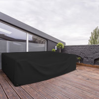 Cover & all Patio Furniture Cover, Water-Resistant, UV & Tear Resistant Rectangular Outdoor Dining Table and Chair Cover for Patio Furniture with Air by Arlmont & Co.