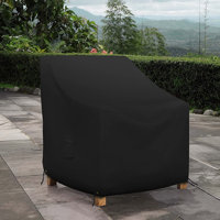 High Density Waterproof Outdoor Chair Cover, All Weather Protection Patio Deep Seat Corner Chair Cover by Arlmont & Co.