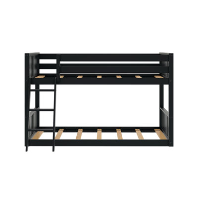 Brubaker Twin over Twin Solid Wood Standard Bunk Bed by Viv + Rae
