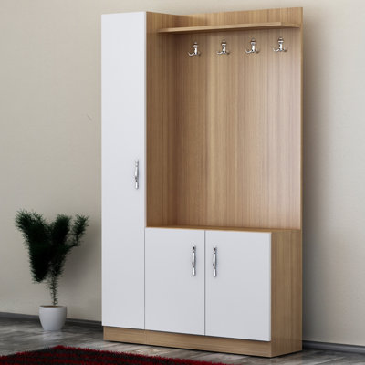 Carye Hall Tree with Shoe Storage by East Urban Home