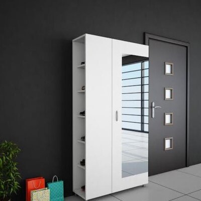 Carya Hall Tree with Shoe Storage by East Urban Home