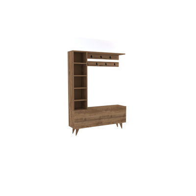 Jeffenese Hall Tree with Shoe Storage by East Urban Home
