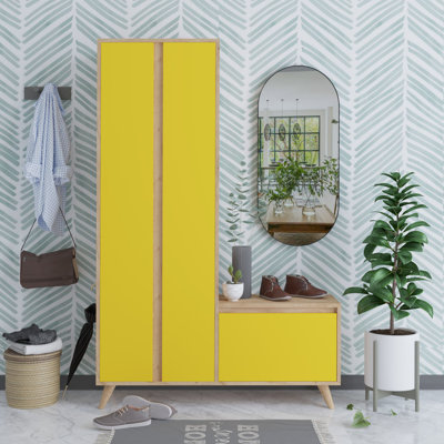 Incoronato Hall Tree with Bench and Shoe Storage by East Urban Home