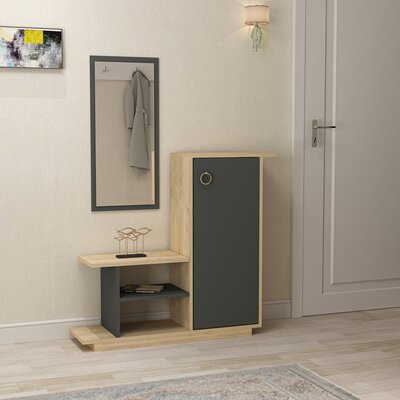 Carynn Hall Tree with Shoe Storage by East Urban Home
