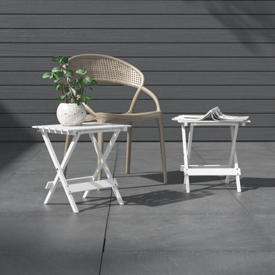 Aubreonna Folding Wooden Side Table by Wade Logan