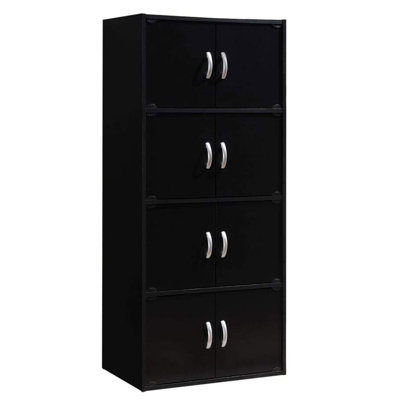 4 - Shelf Storage Cabinet by Hodedah Import