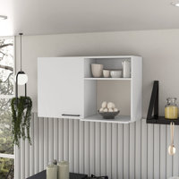 Brislington Kitchen Wall Cabinet, Burwood, White, Width X 39,3