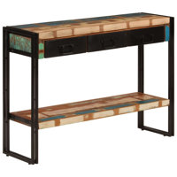 Console Table 43.3"x11.8"x29.9" Solid Wood Reclaimed by 17 Stories