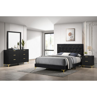 Paulk 4-Piece Queen Bedroom Set White by Willa Arlo Interiors