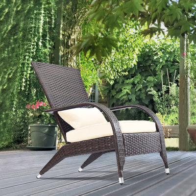 Jayleeana Wicker Adirondack Chair by Winston Porter