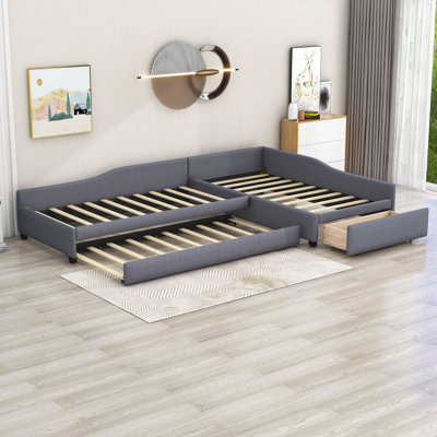 Kaylin Twin Daybed with Trundle by Wildon Home