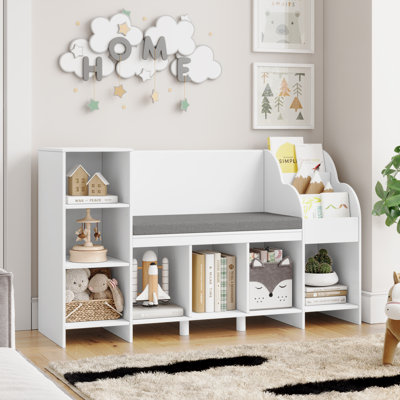 Aleedis 31.5" H x 54.5" W Cube Bookcase by Lark Manor