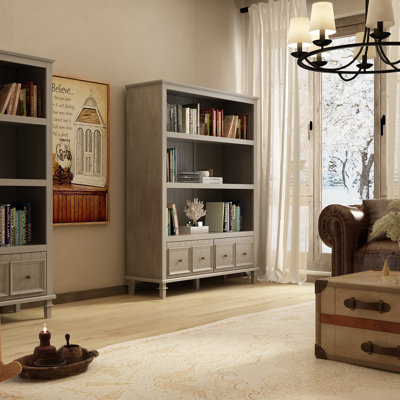 Anniya 63" H x 47.2" W Standard Bookcase by August Grove