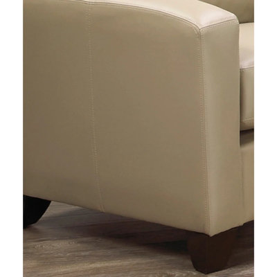 Warminster 3 Piece Leather Match Living Room Set